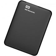 Внешний HDD Western Digital 1000 Gb ELEMENTS Black WDBUZG0010BBK-WESN