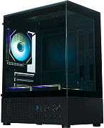 Компьютерный корпус XASTRA Q300M 3ARGB-C6 TG Black (Q300M-3FM12A-C6)