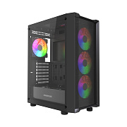 Компьютерный корпус Powercase Mistral EA19 TG ARGB Black (CMAEA19-A4)